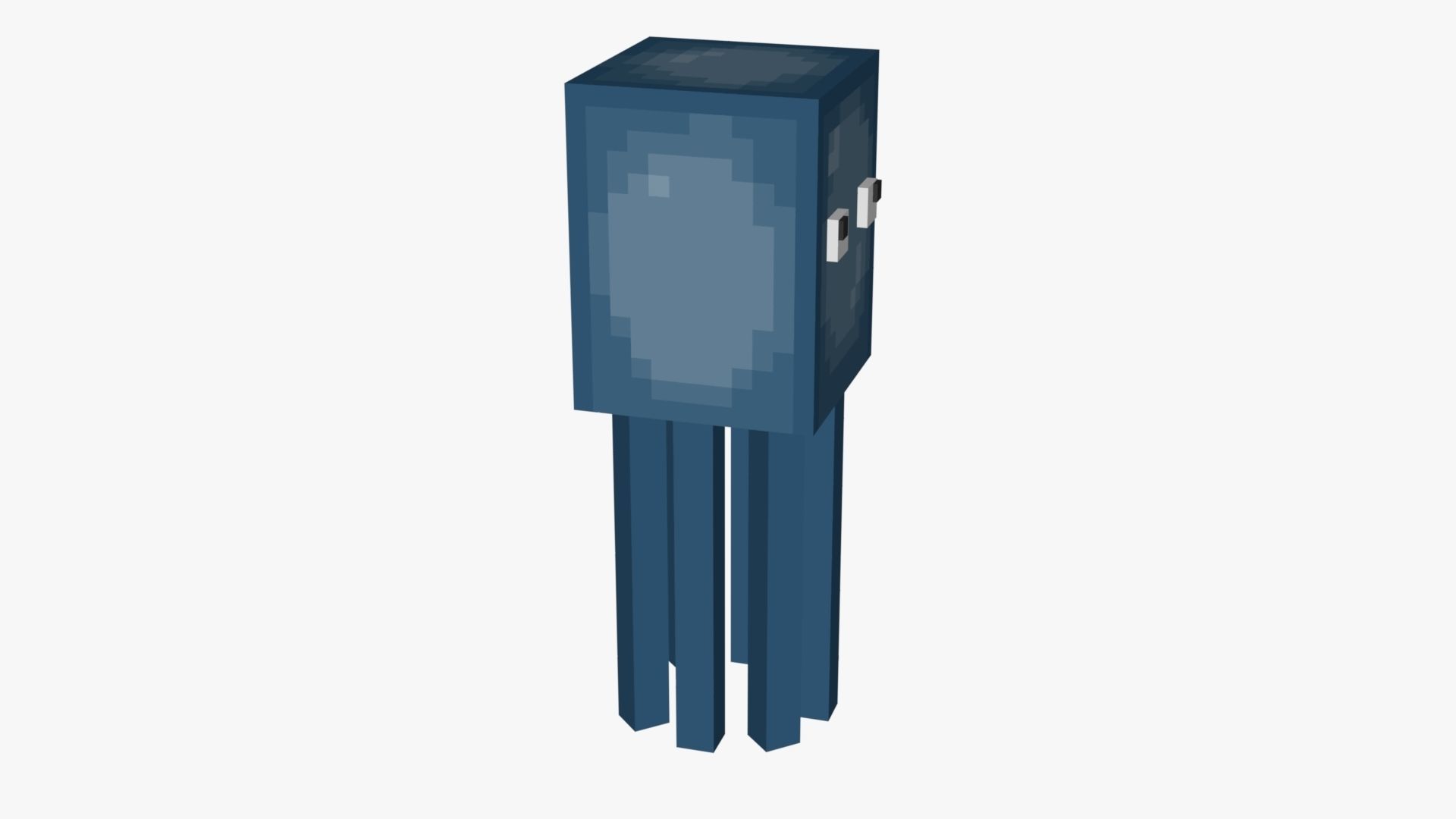 Minecraft Squid Low-poly 3D model_29