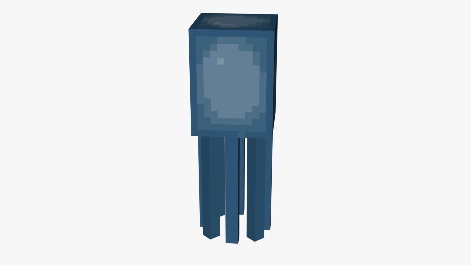 Minecraft Squid Low-poly 3D model_52