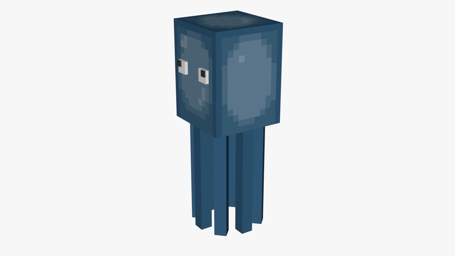 Minecraft Squid Low-poly 3D model_56