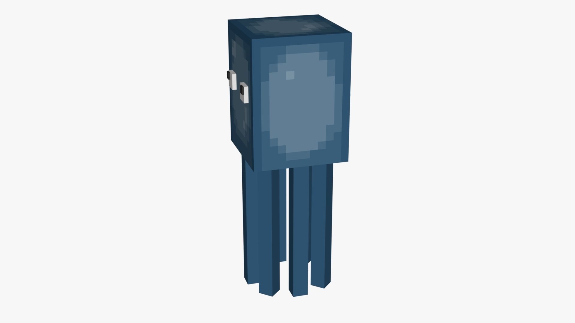 Minecraft Squid Low-poly 3D model_62