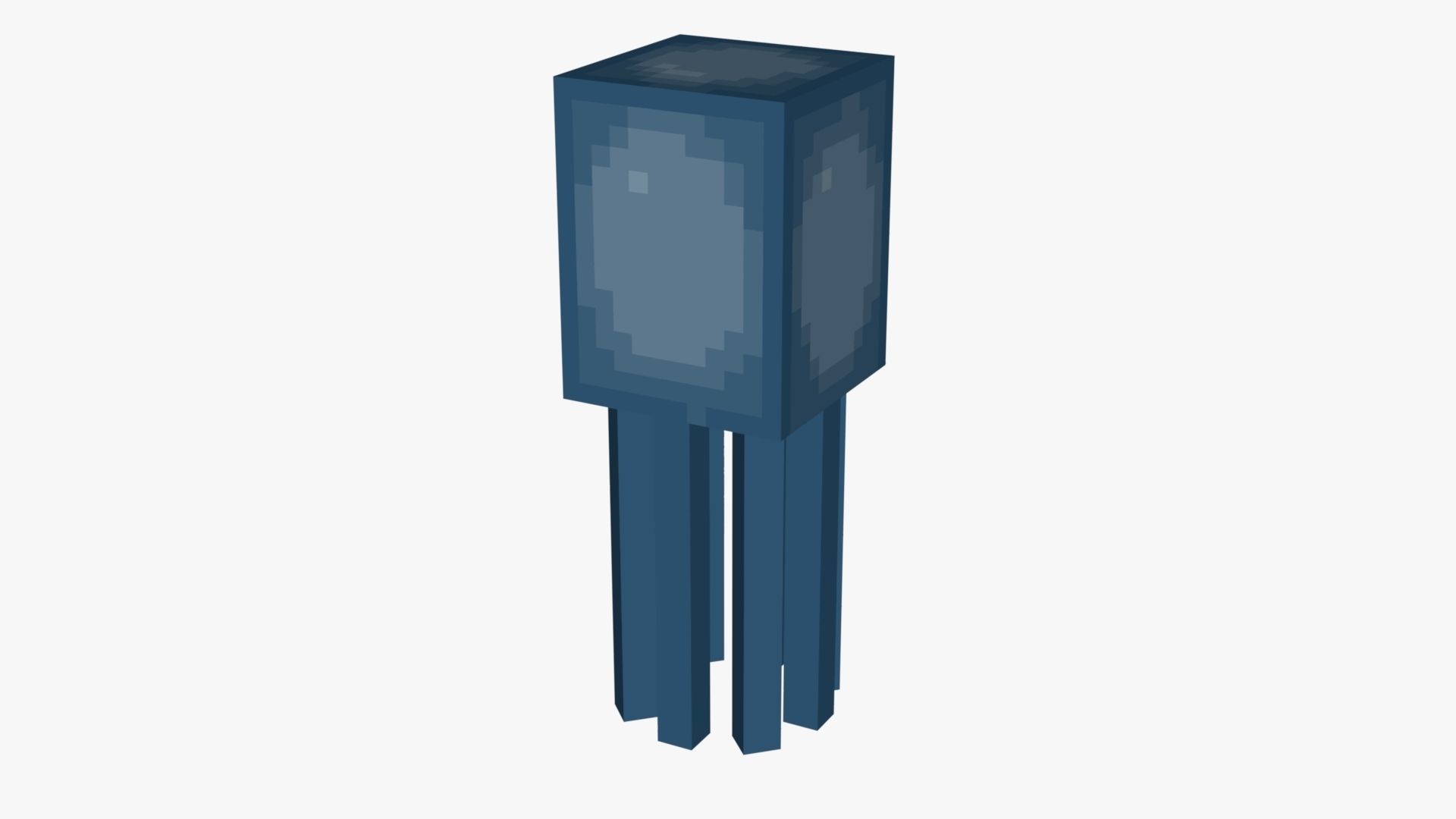 Minecraft Squid Low-poly 3D model_41