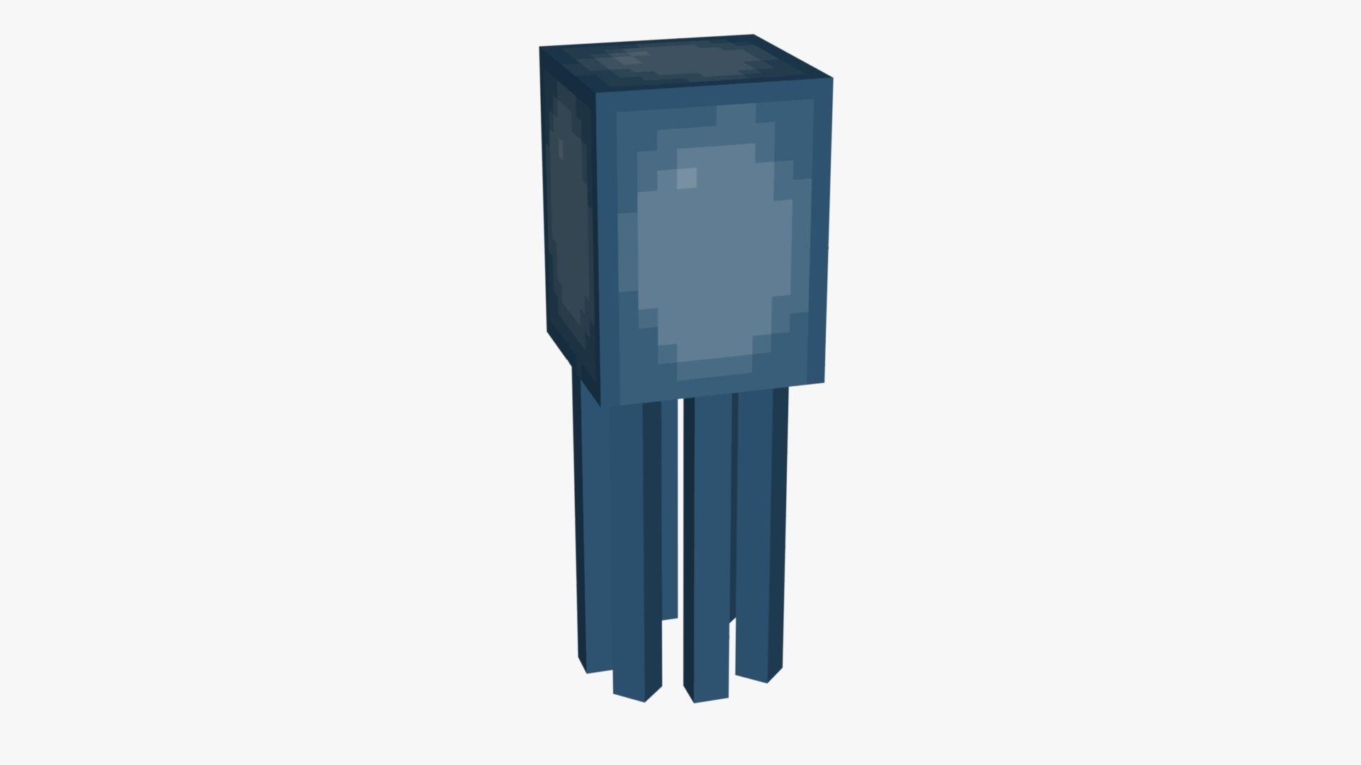 Minecraft Squid Low-poly 3D model_38