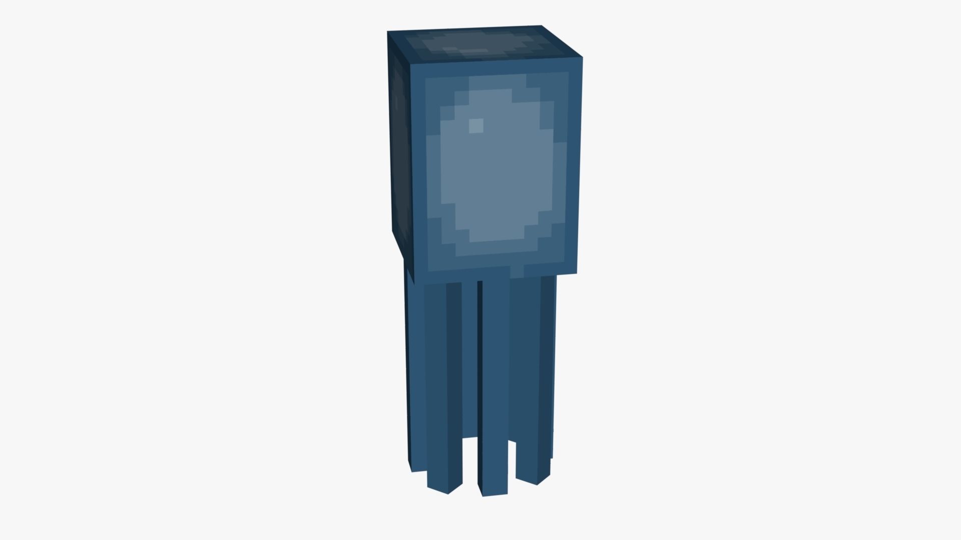 Minecraft Squid Low-poly 3D model_68