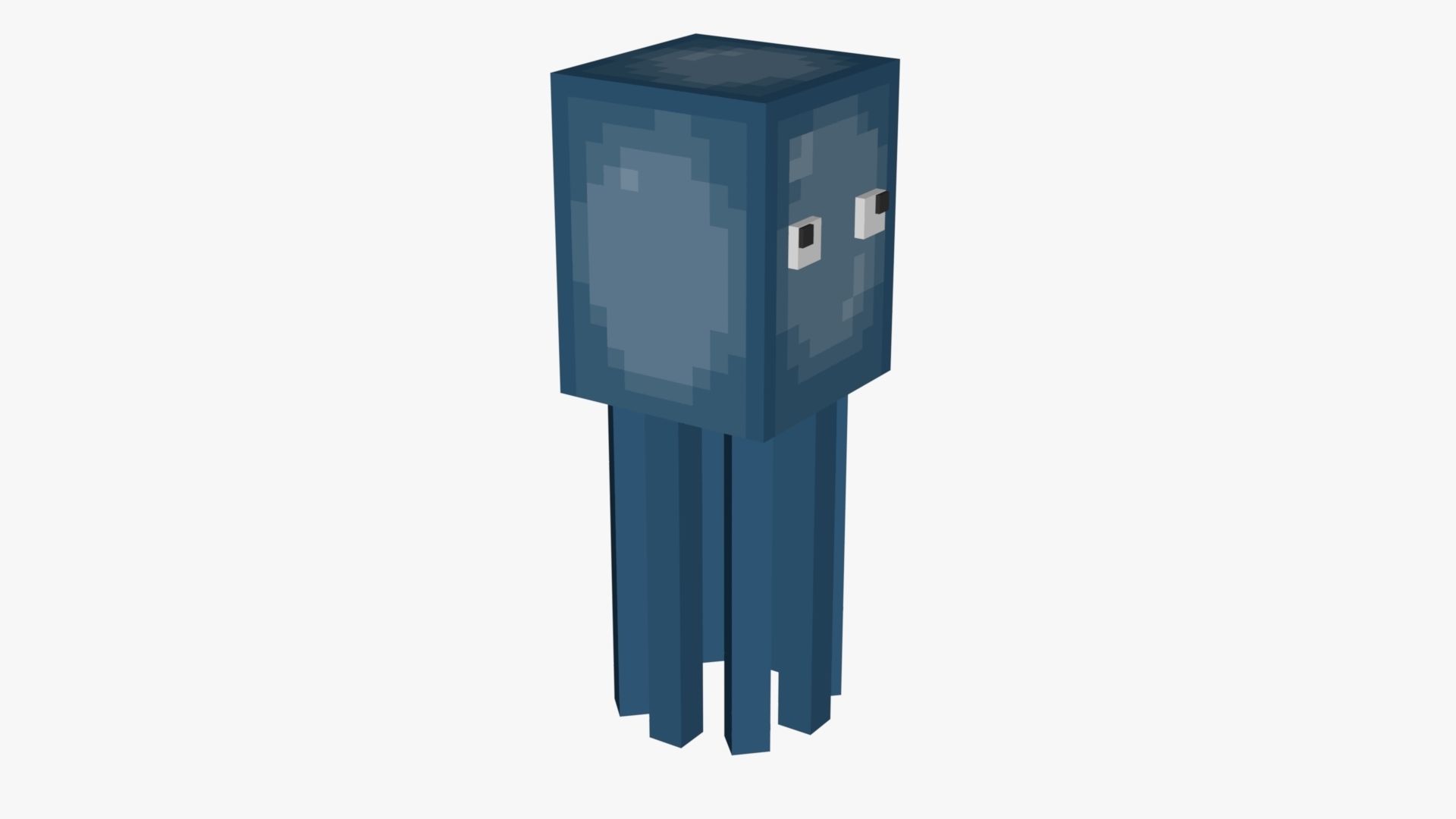 Minecraft Squid Low-poly 3D model_50