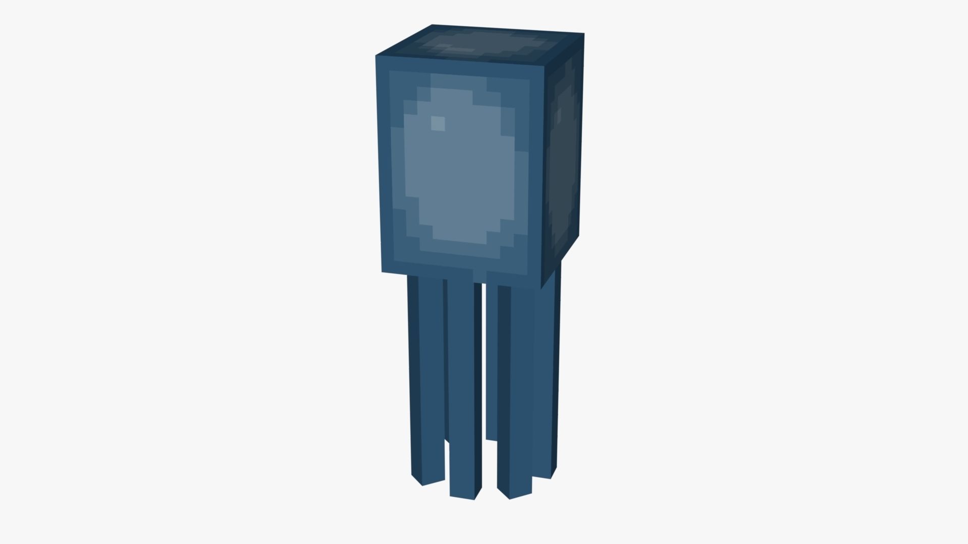 Minecraft Squid Low-poly 3D model_45