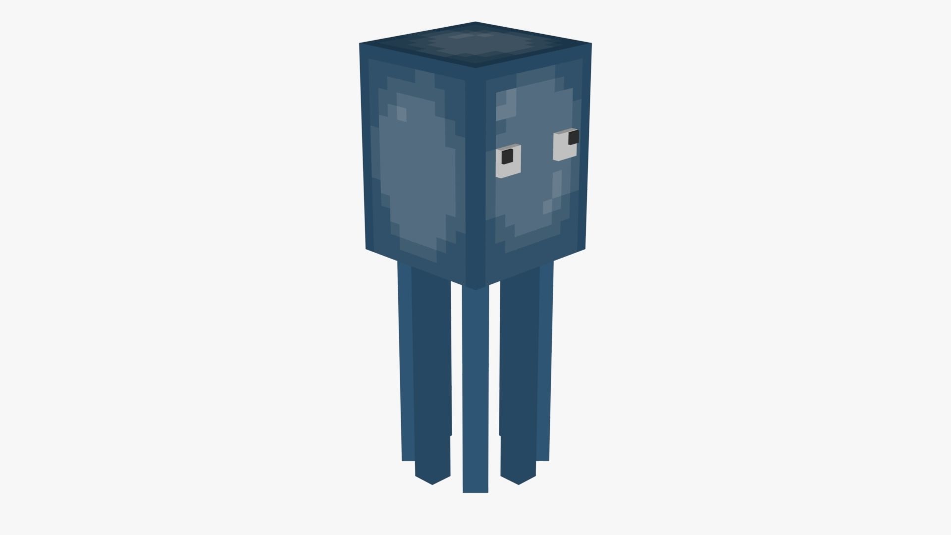 Minecraft Squid Low-poly 3D model_25