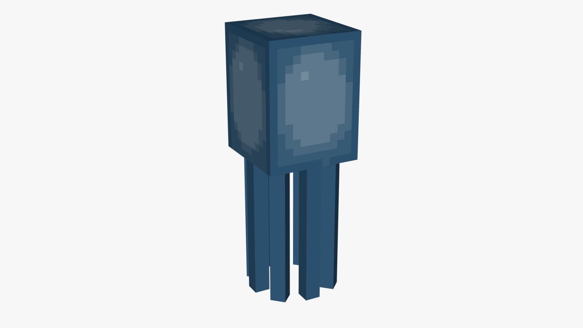 Minecraft Squid Low-poly 3D model_51