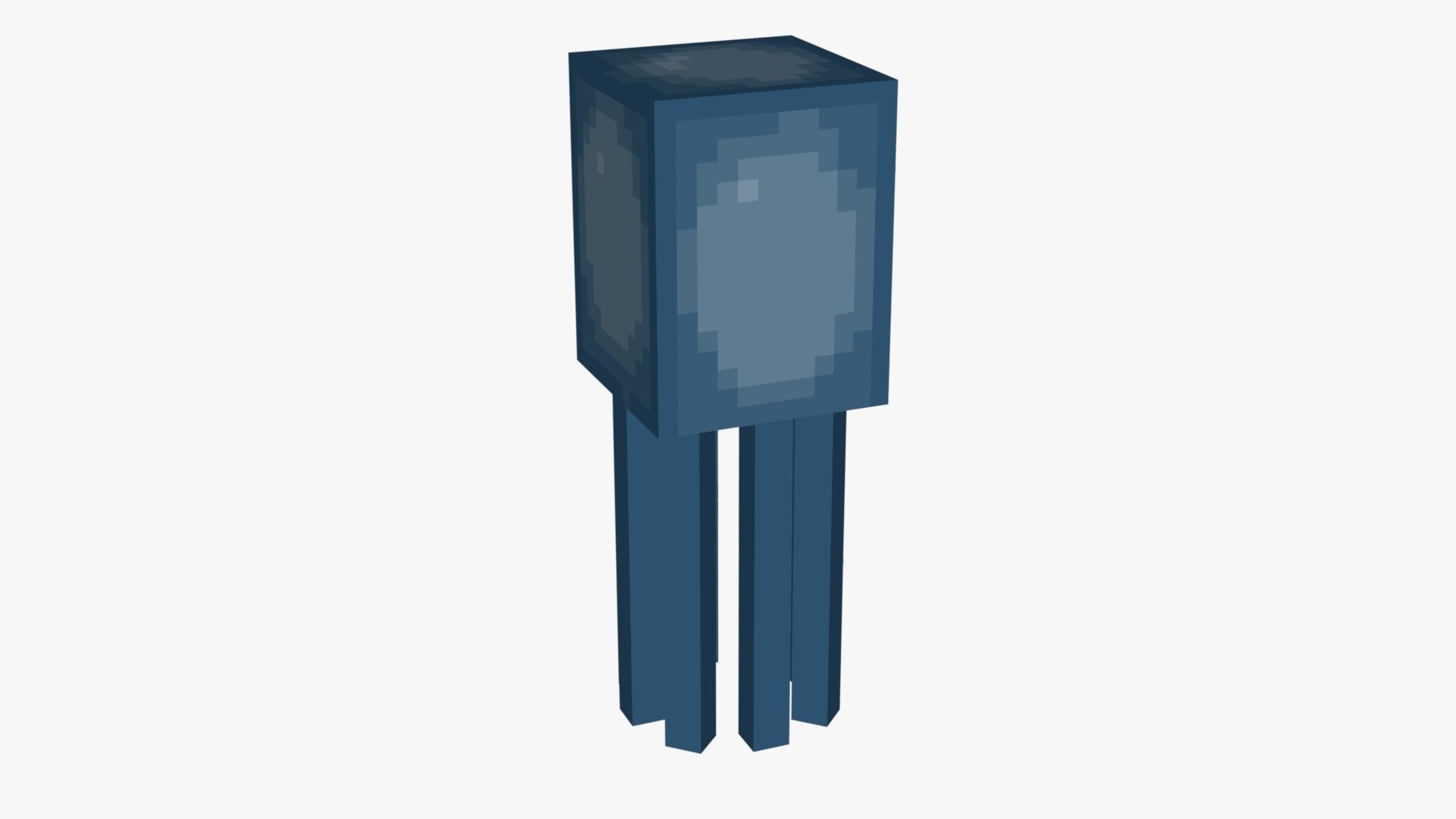 Minecraft Squid Low-poly 3D model_42