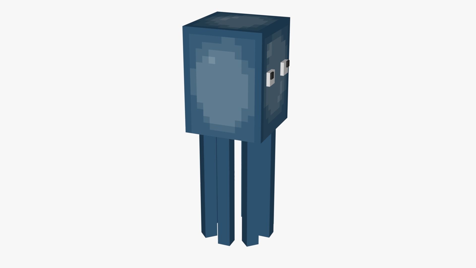 Minecraft Squid Low-poly 3D model_27