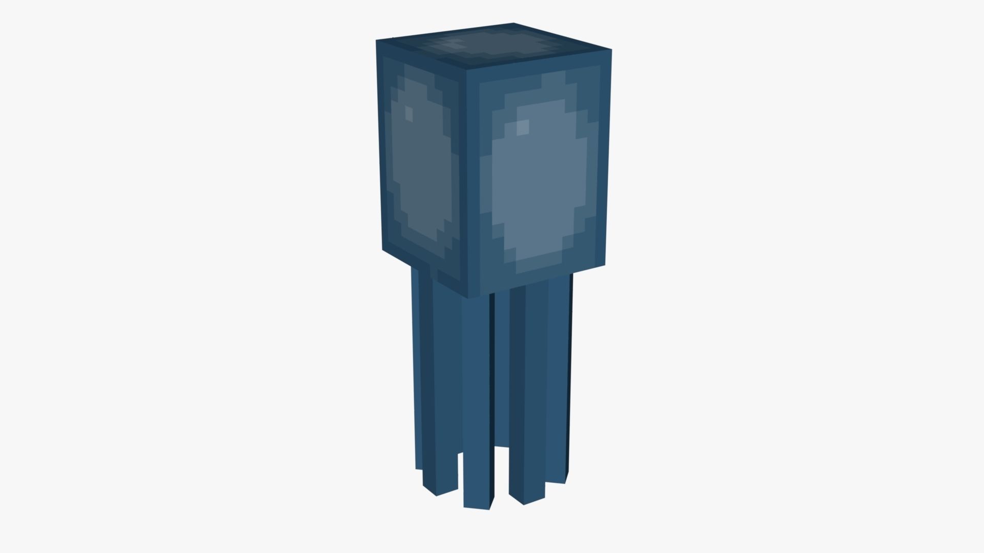 Minecraft Squid Low-poly 3D model_35