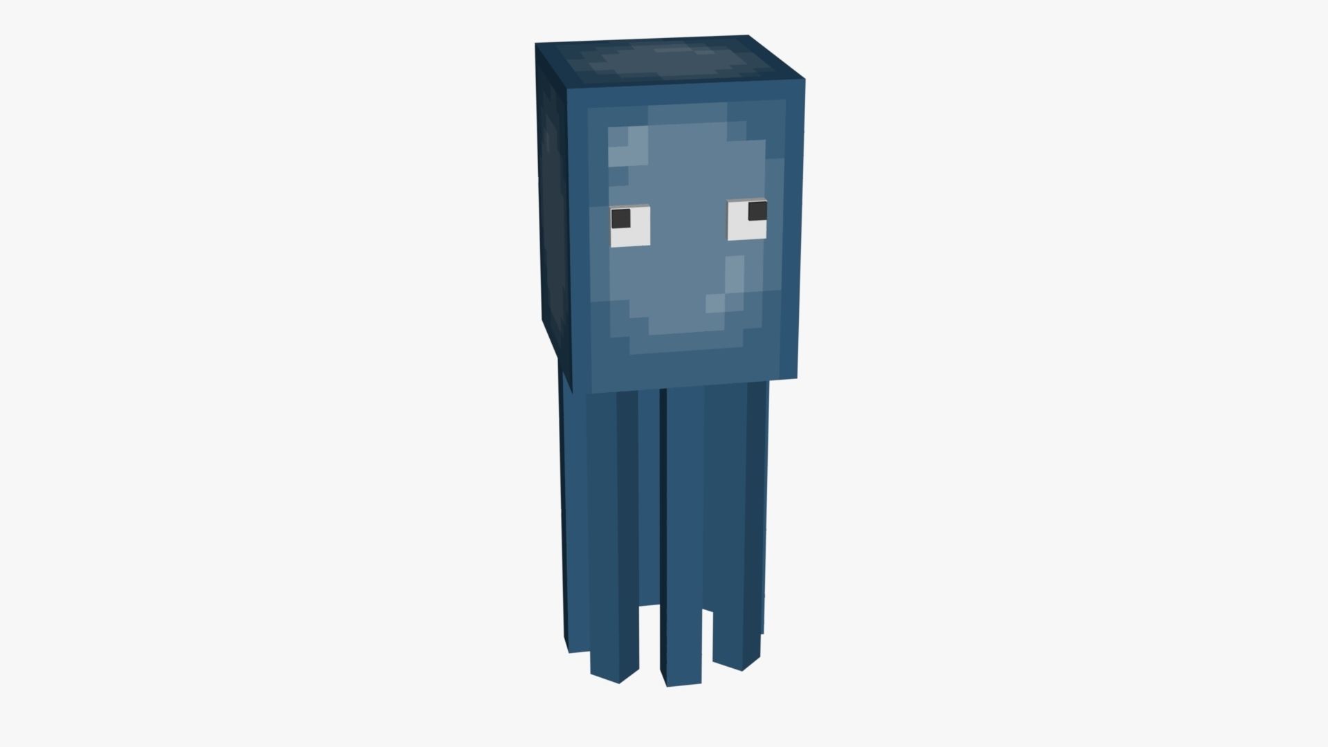 Minecraft Squid Low-poly 3D model_31