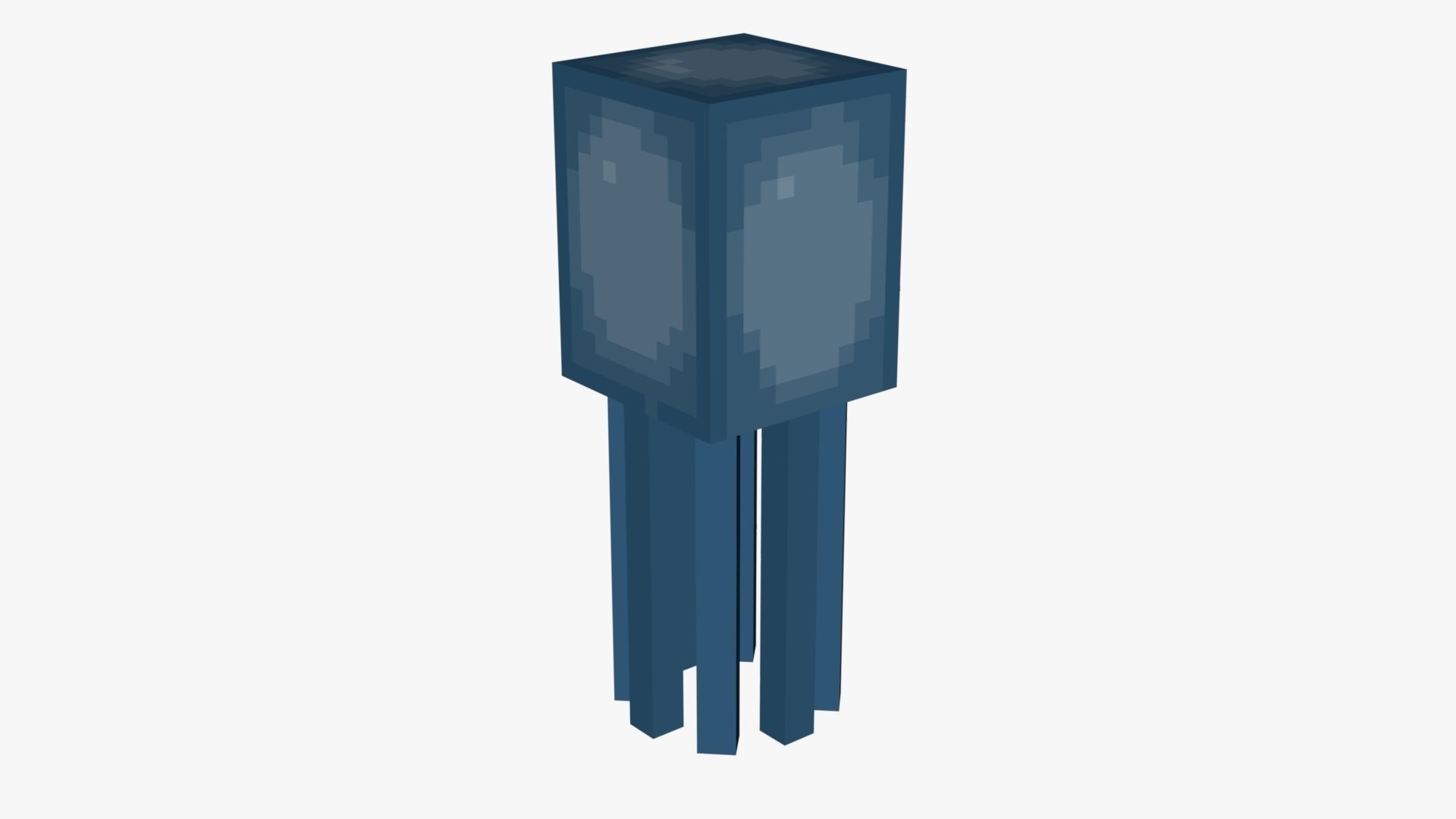 Minecraft Squid Low-poly 3D model_39
