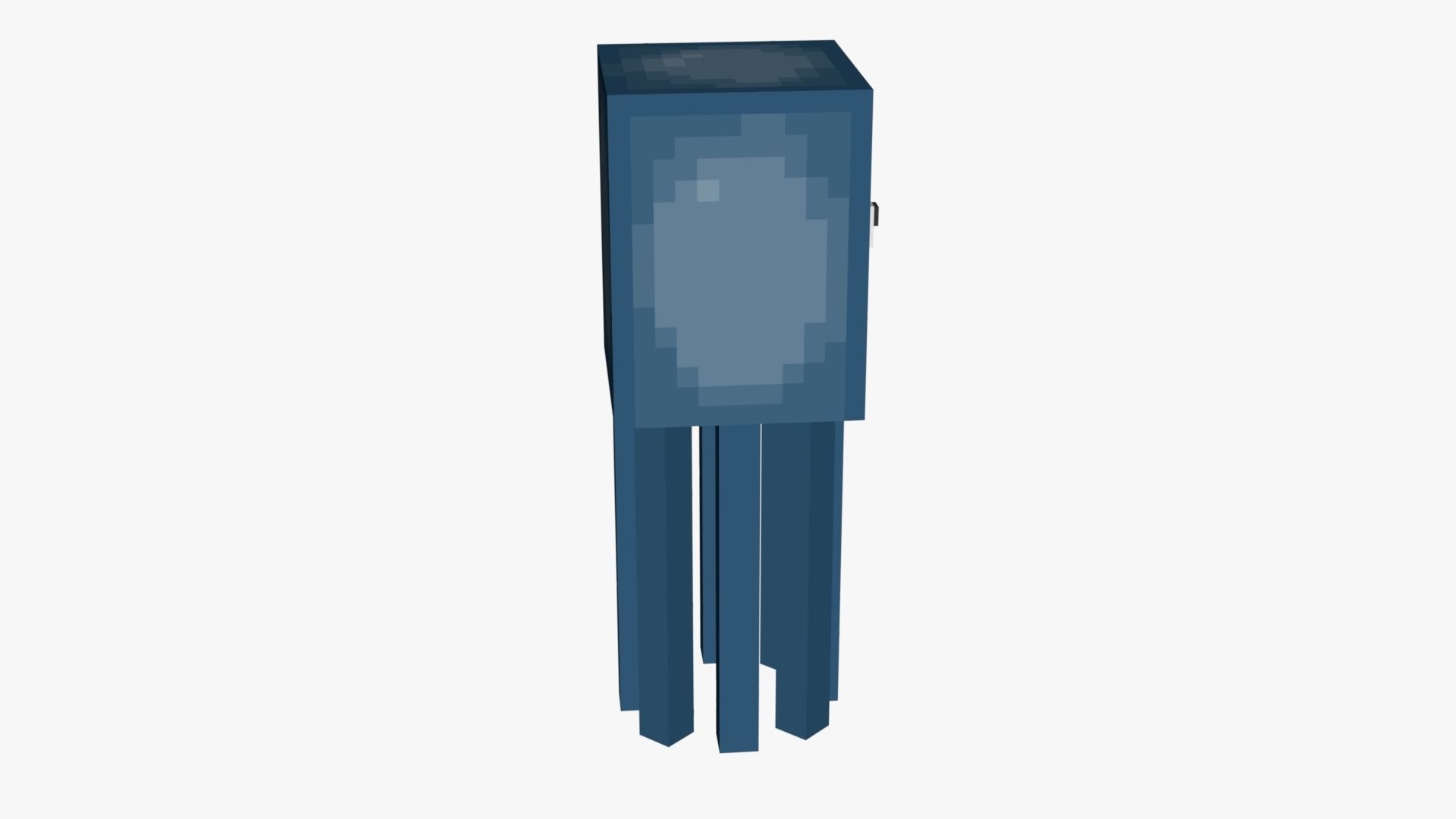 Minecraft Squid Low-poly 3D model_47