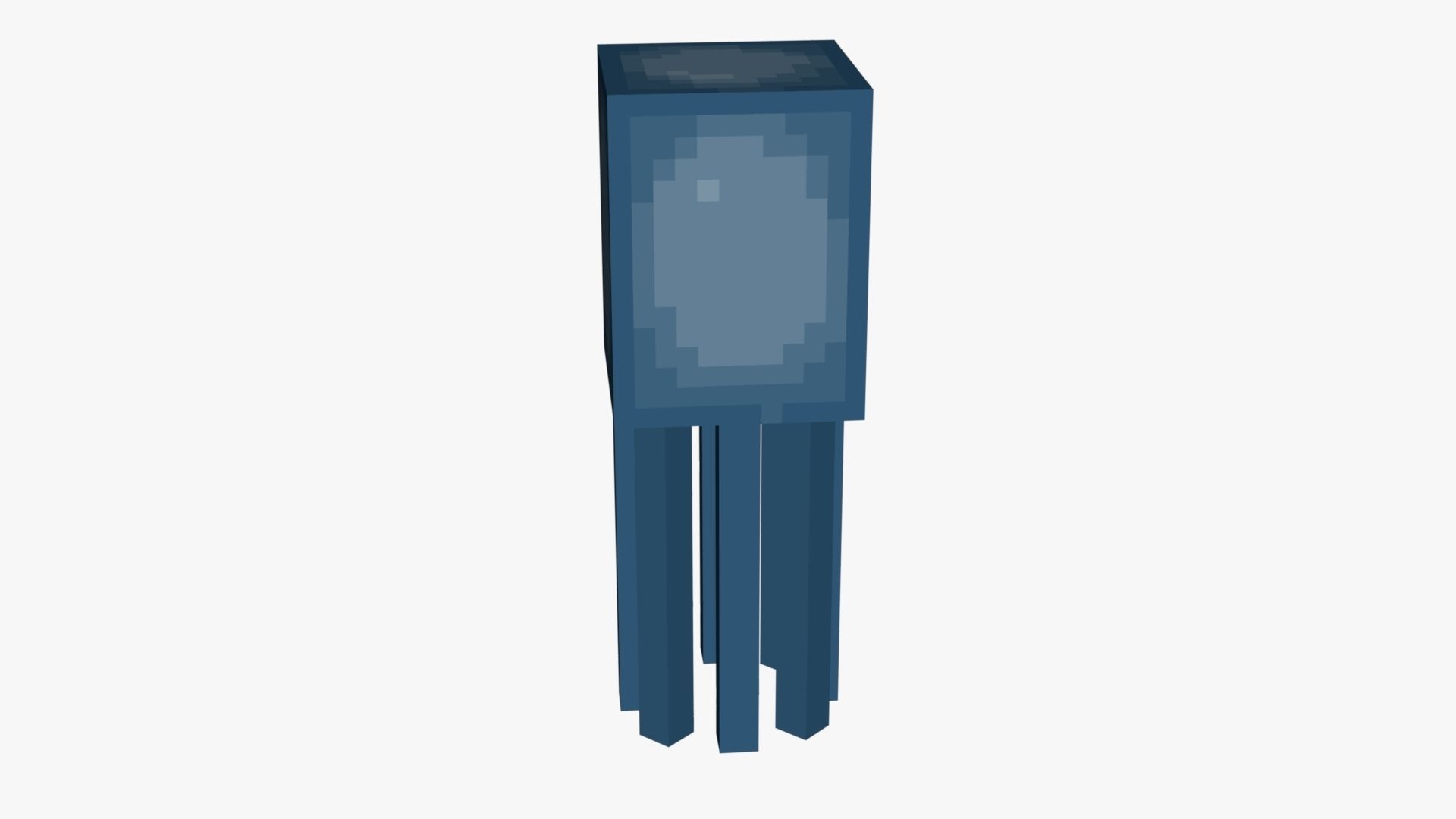 Minecraft Squid Low-poly 3D model_48