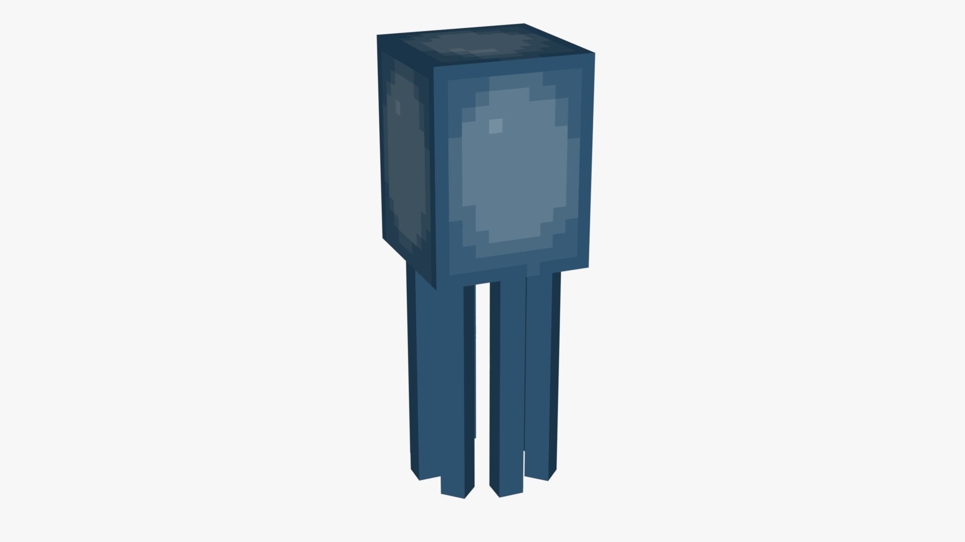 Minecraft Squid Low-poly 3D model_70