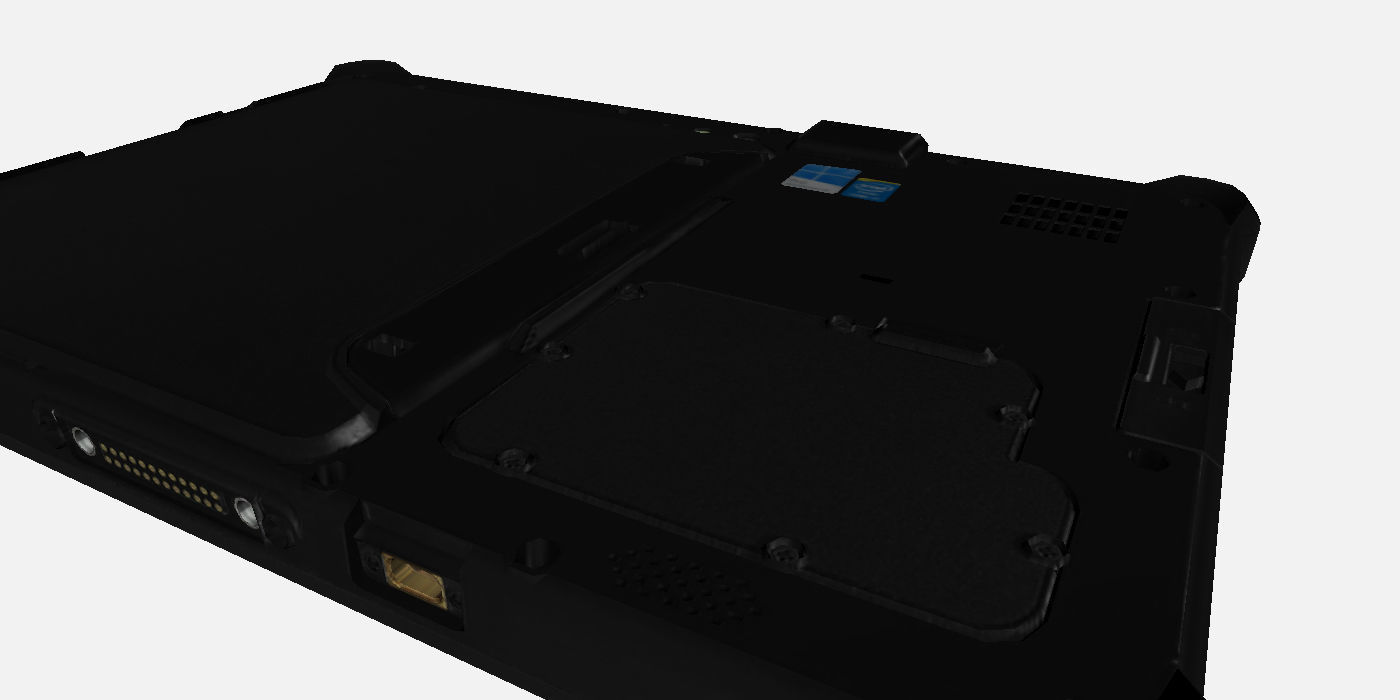 Getac F110 G3 Fully Rugged Tablet Low-poly 3D model_12