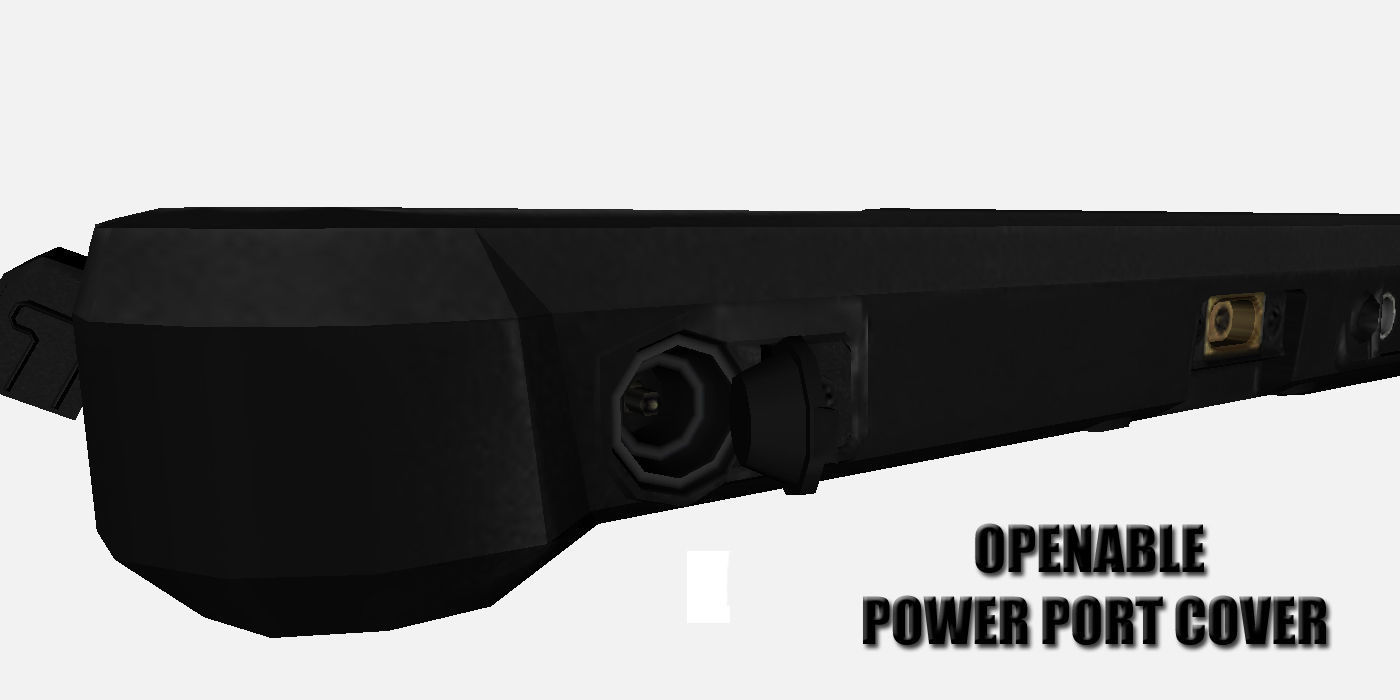 Getac F110 G3 Fully Rugged Tablet Low-poly 3D model_18