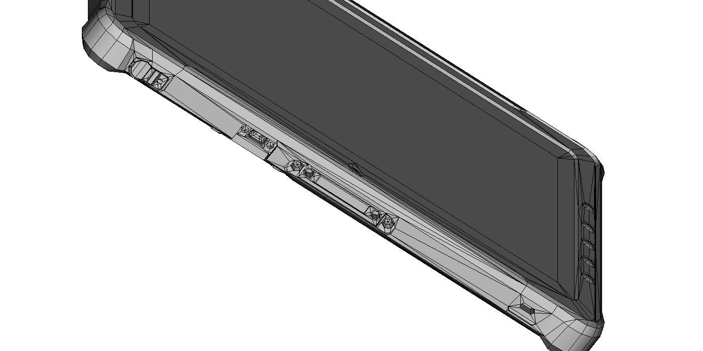 Getac F110 G3 Fully Rugged Tablet Low-poly 3D model_27