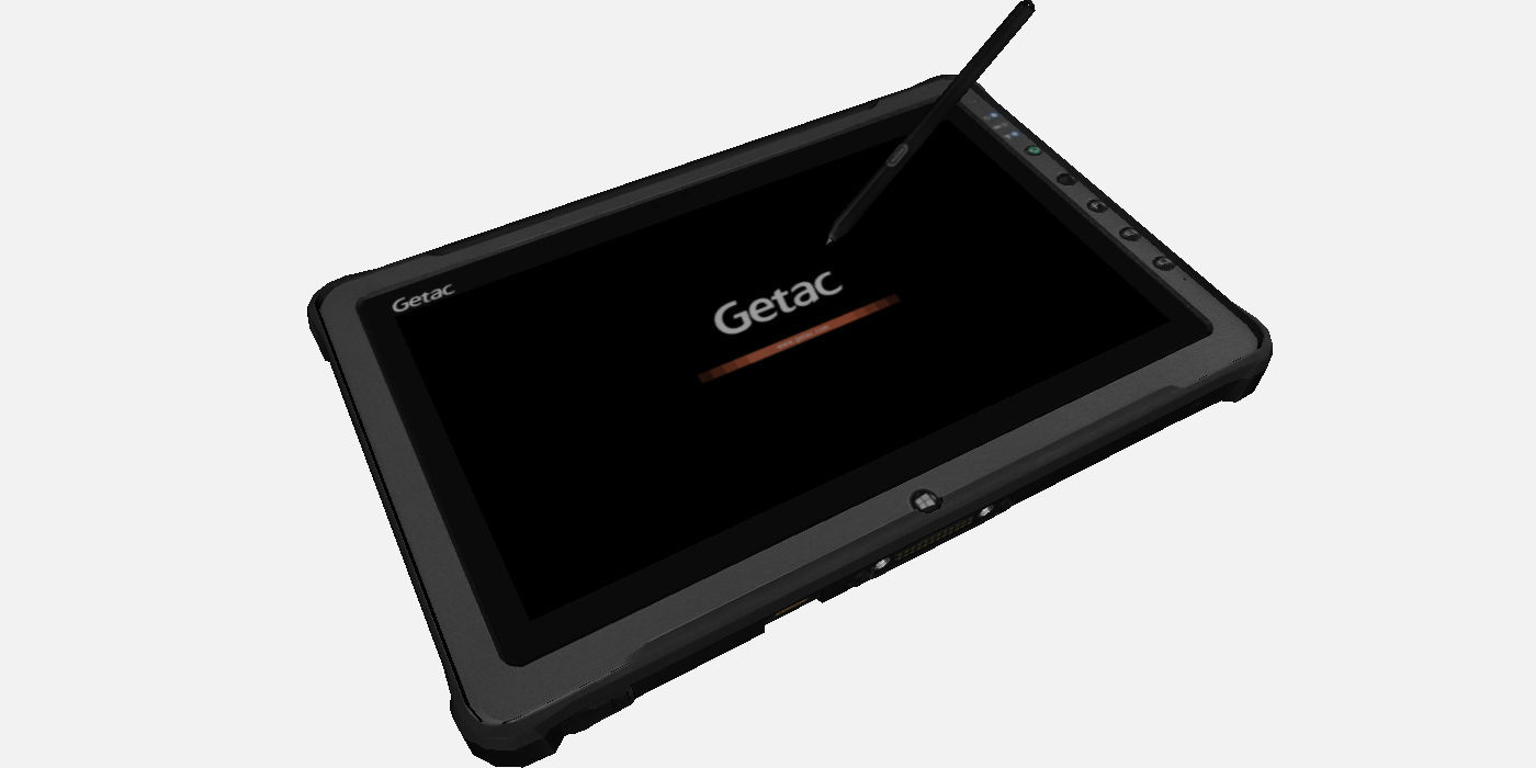 Getac F110 G3 Fully Rugged Tablet Low-poly 3D model_4