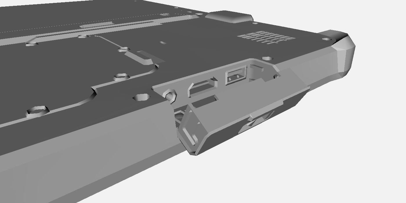 Getac F110 G3 Fully Rugged Tablet Low-poly 3D model_24