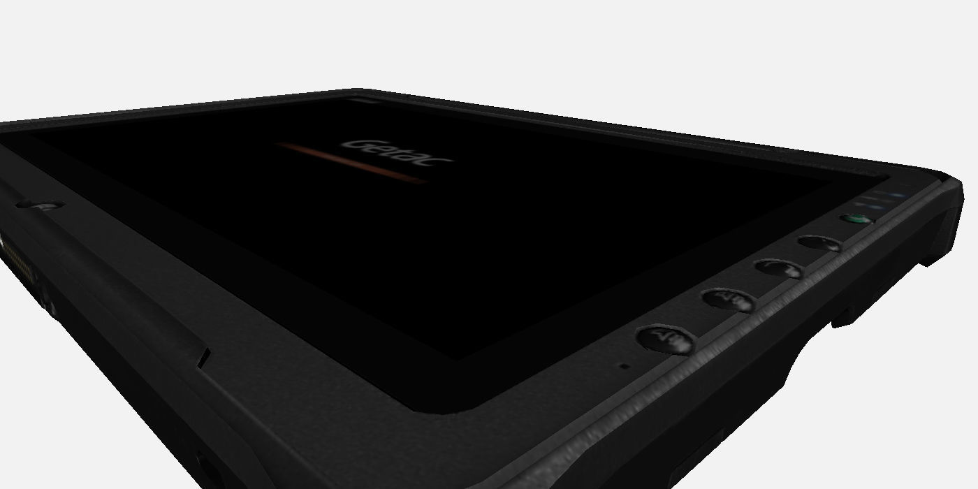 Getac F110 G3 Fully Rugged Tablet Low-poly 3D model_11