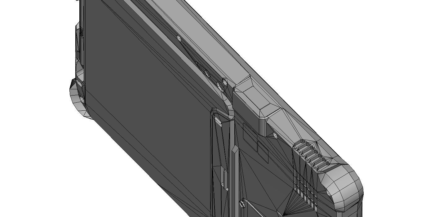 Getac F110 G3 Fully Rugged Tablet Low-poly 3D model_29
