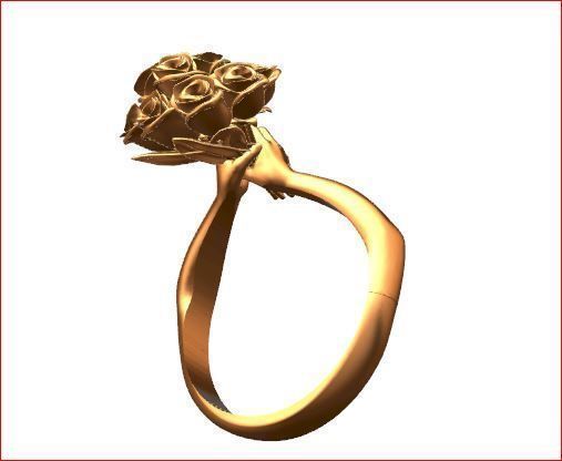 hug rings 3D print model_12