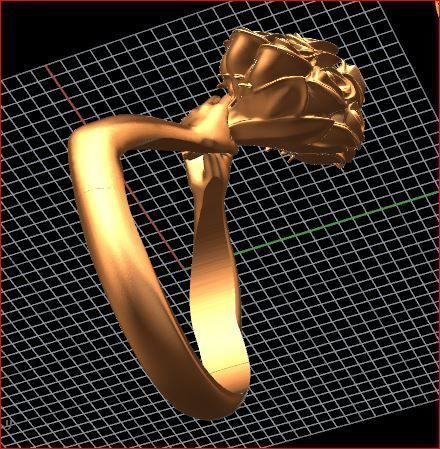 hug rings 3D print model_17