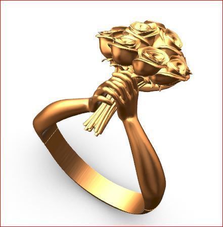 hug rings 3D print model_15