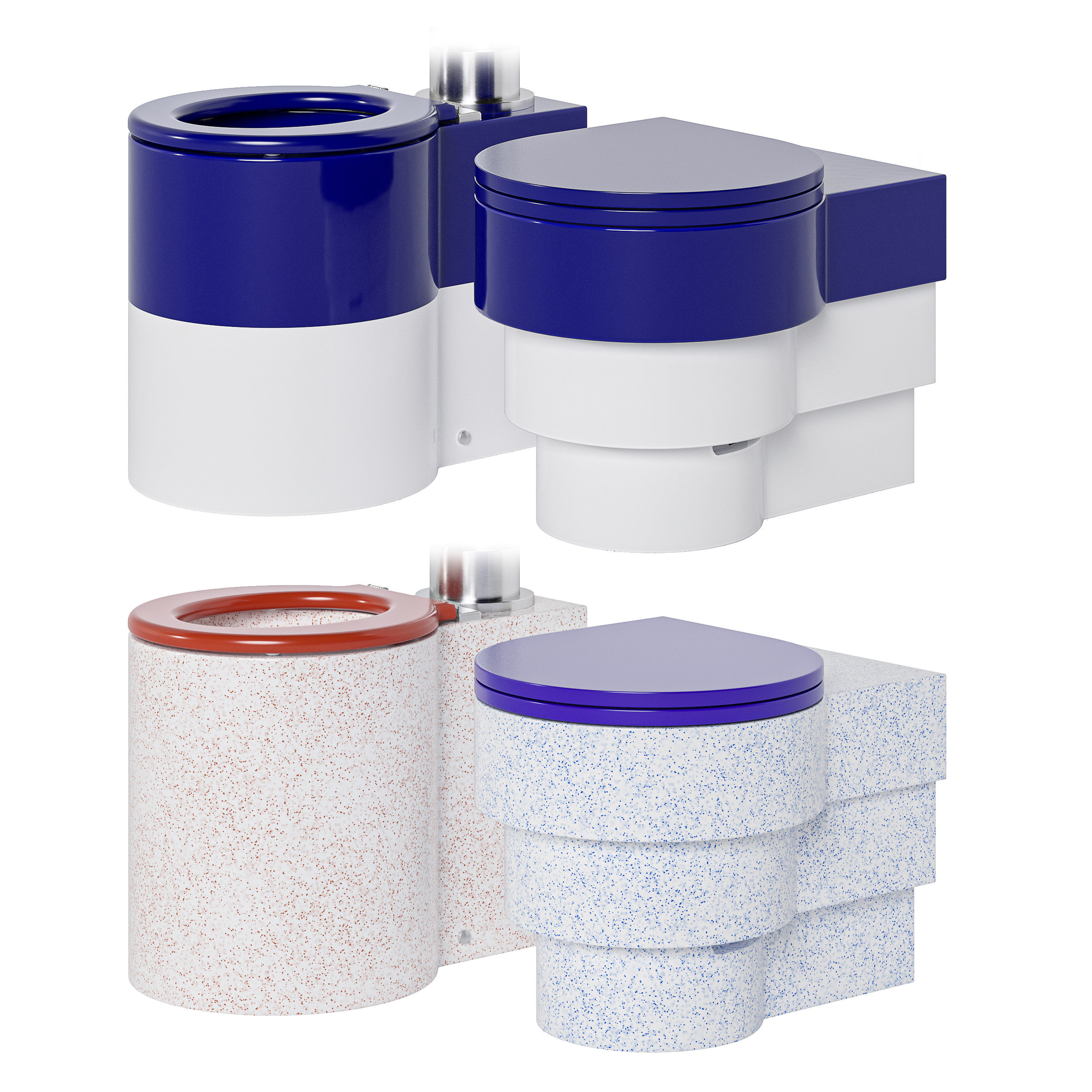 Toilet trone paris 3D model_1