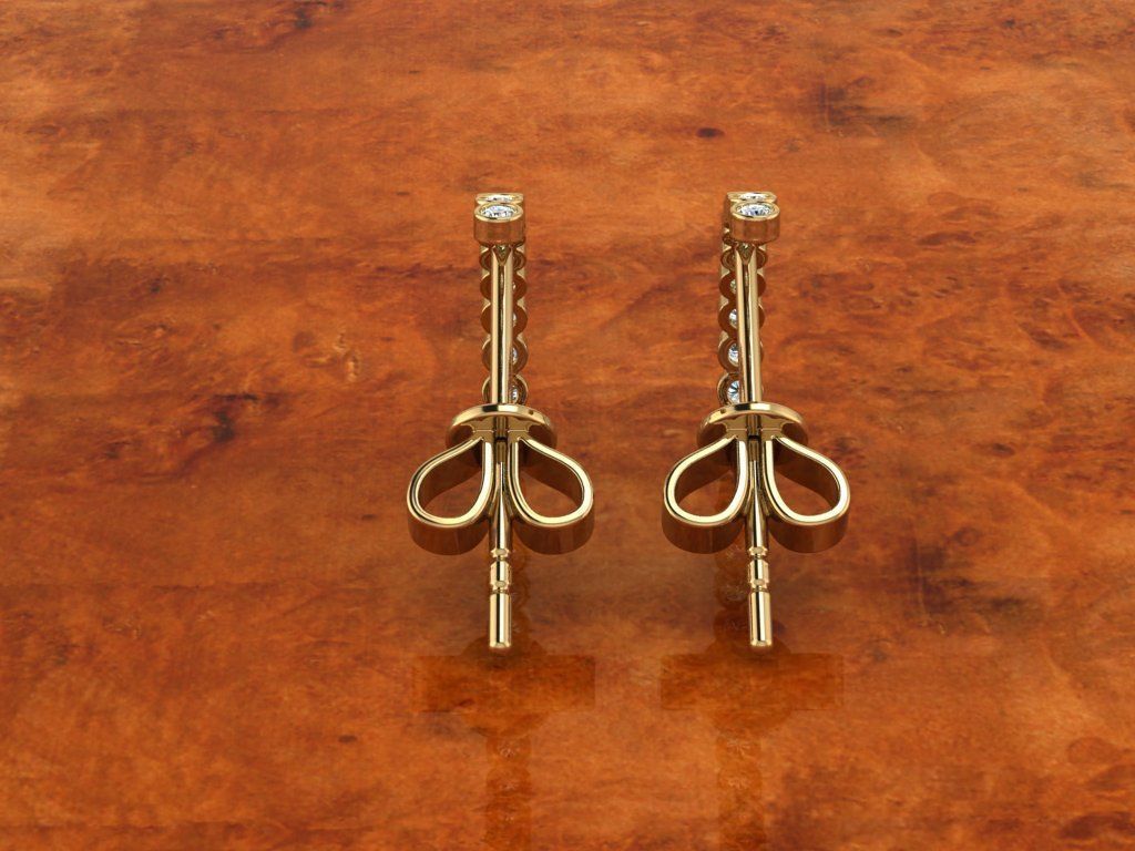 Jewelry Earring 3D print model_10