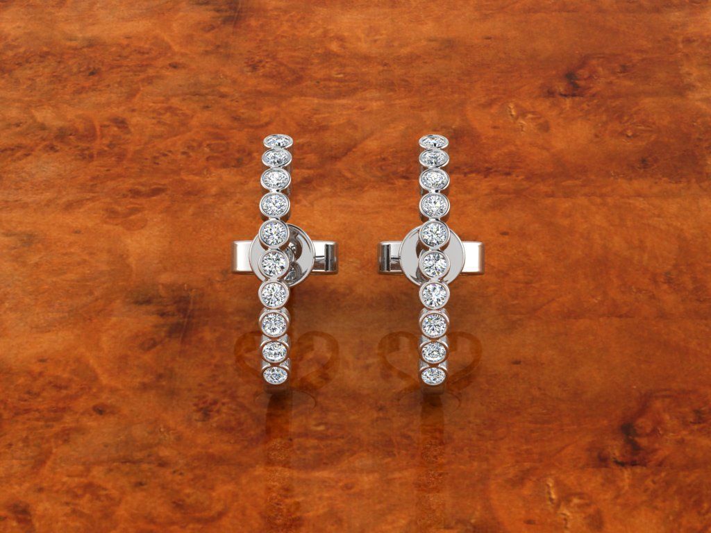 Jewelry Earring 3D print model_6