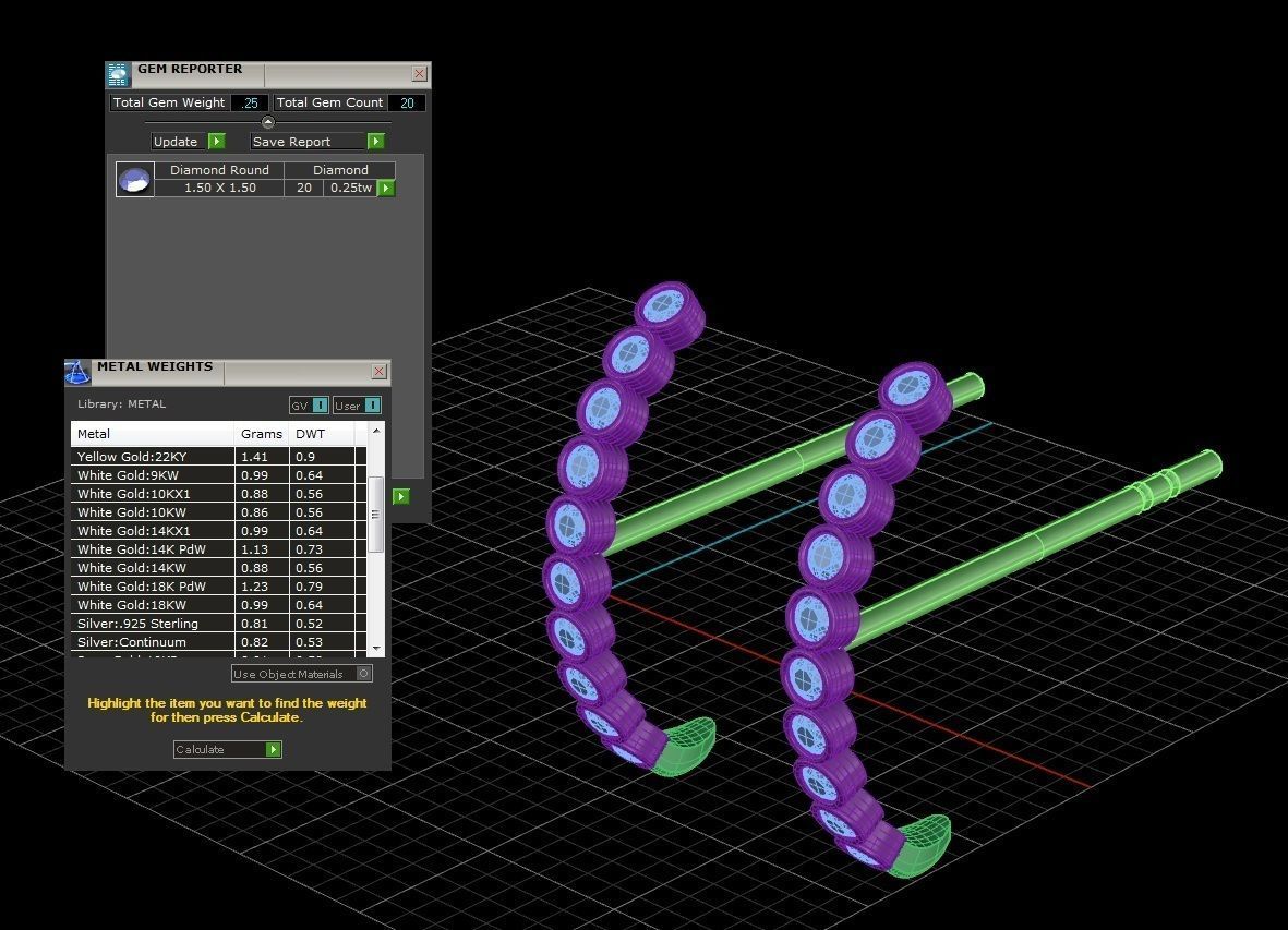 Jewelry Earring 3D print model_40