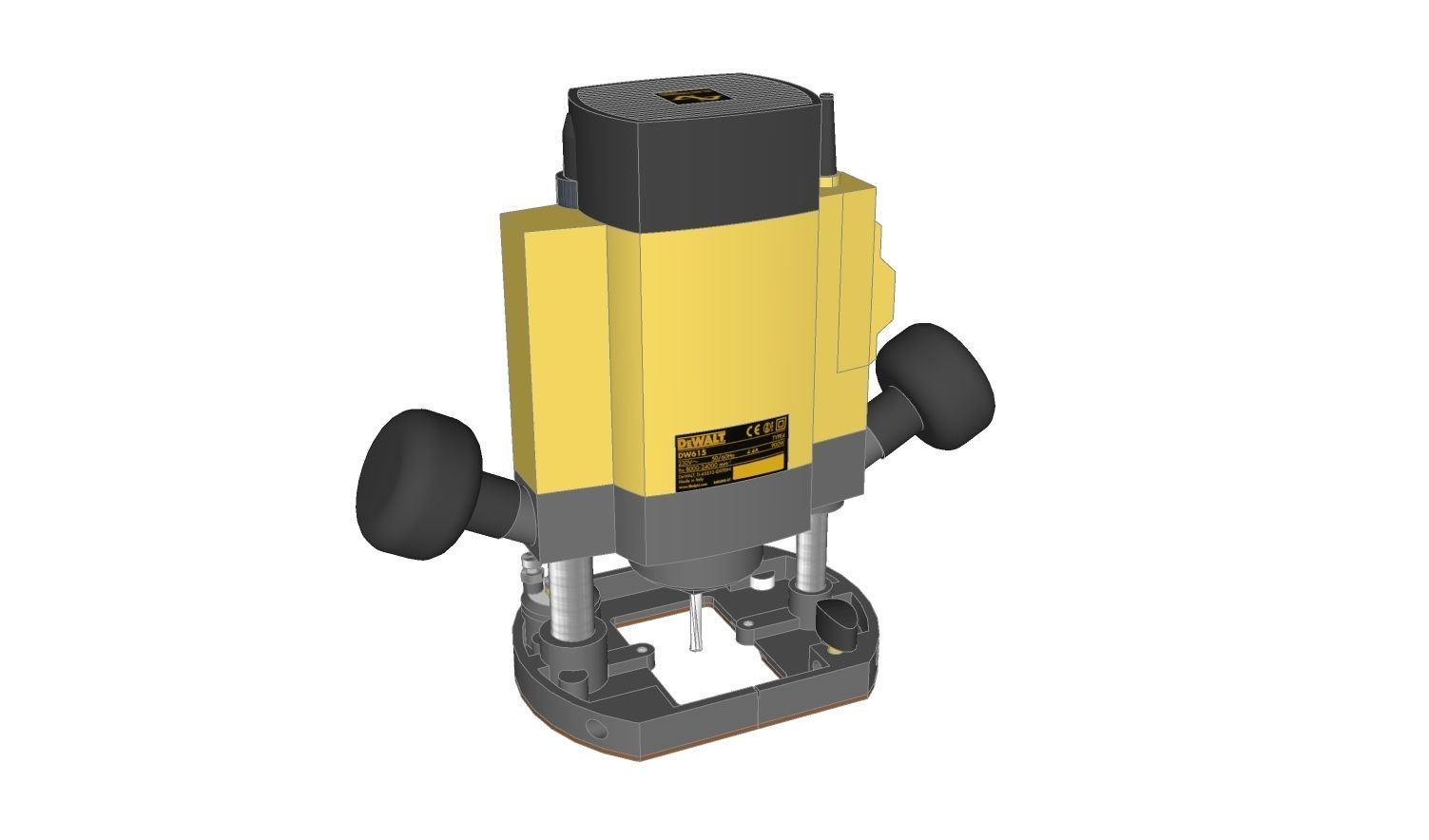 Router woodworkig tools 3D model | CGTrader