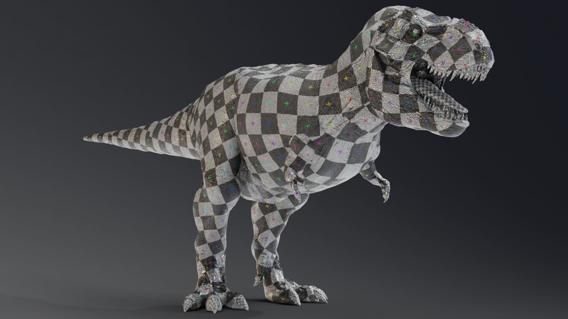 Dinosaur Tyrannosaurus Rex Sue Real Dinosaur Series Low-poly 3D model_51