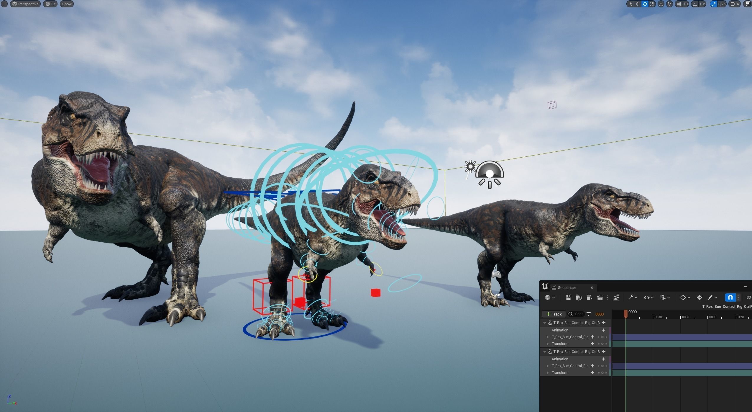 Dinosaur Tyrannosaurus Rex Sue Real Dinosaur Series Low-poly 3D model_5