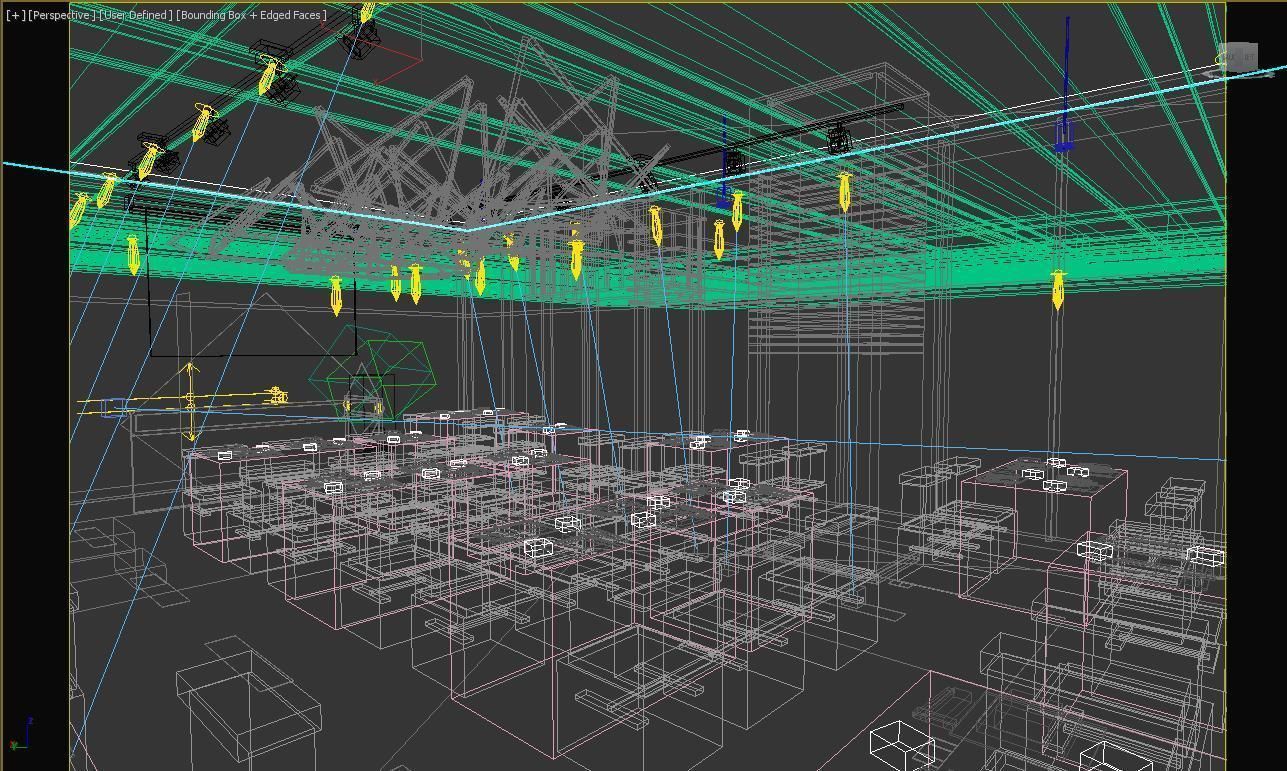 Modern restaurant 3D model 3D model_2