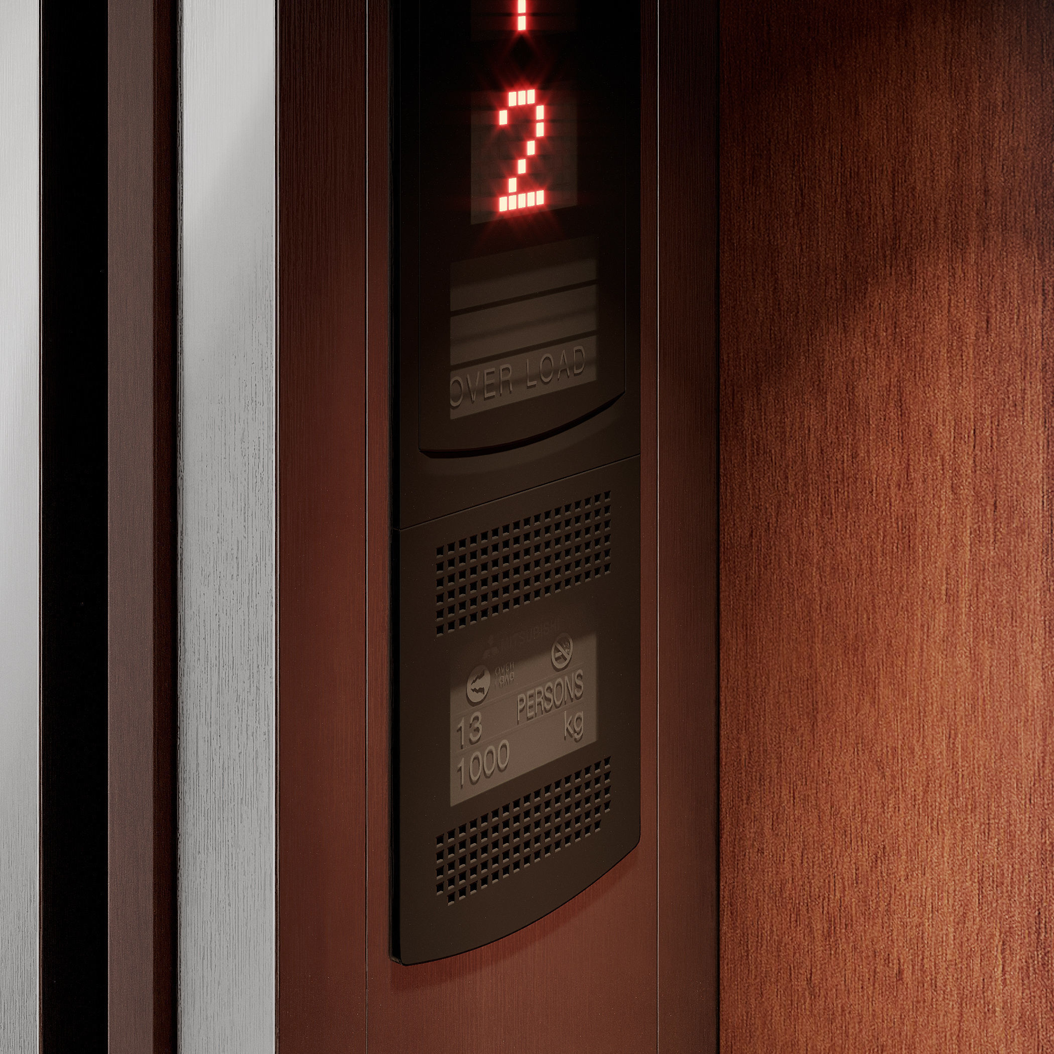 Elevator zone 3D model_6