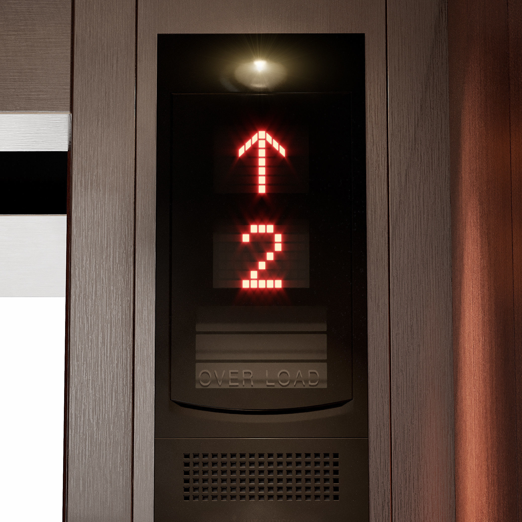 Elevator zone 3D model_1