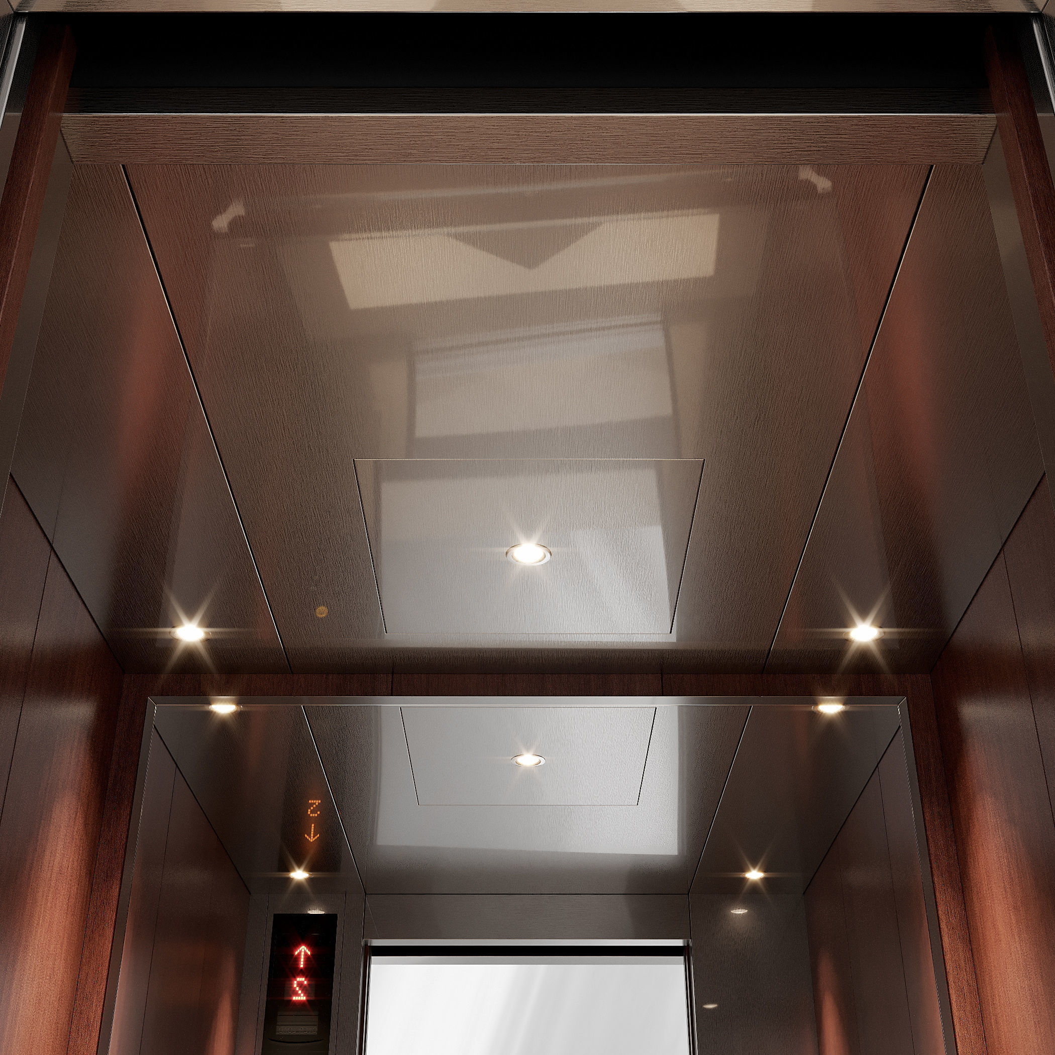 Elevator zone 3D model_8