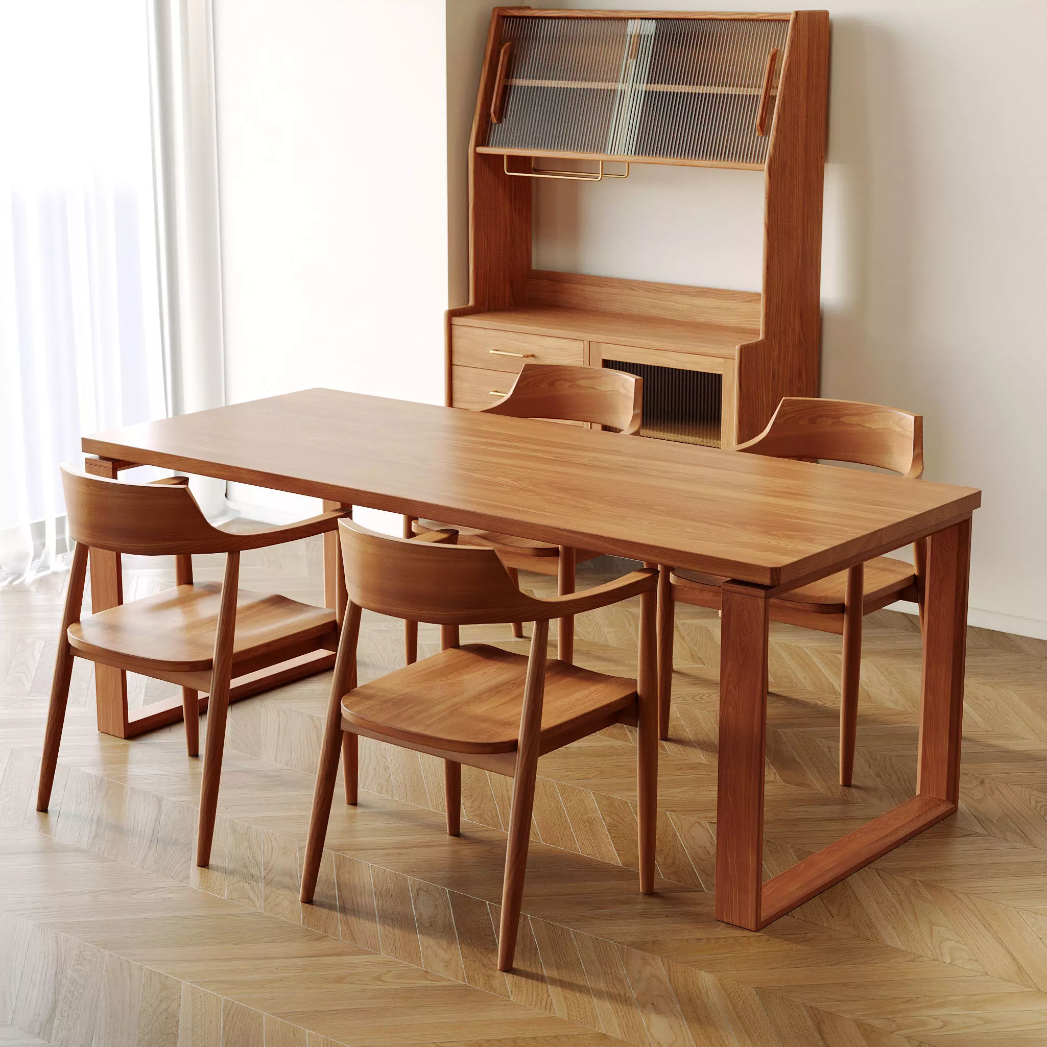 Dining Set 348 3D model