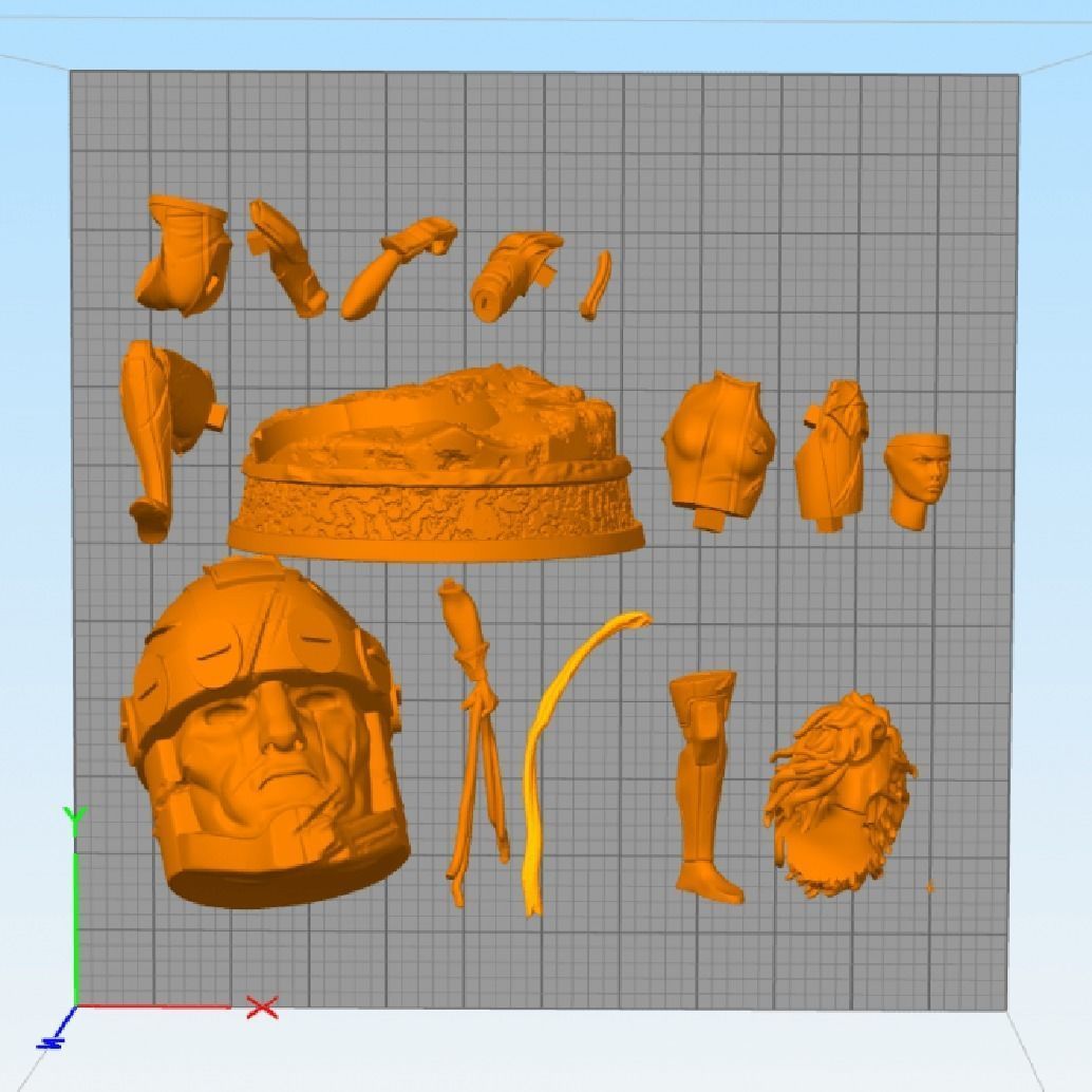 Rogue X-men on Sentinel Minatures 3D Model Ready to Print 3D print model_4