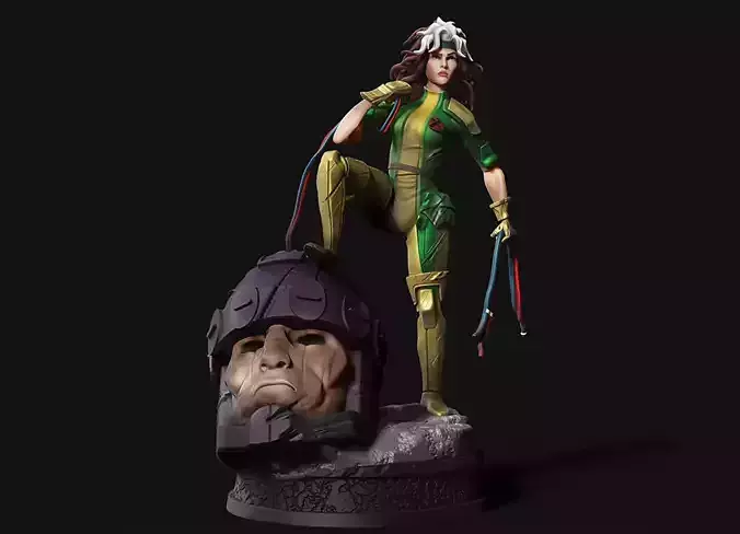 Rogue X-men on Sentinel Minatures 3D Model Ready to Print 3D print model