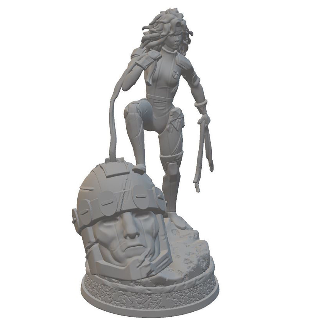 Rogue X-men on Sentinel Minatures 3D Model Ready to Print 3D print model_2