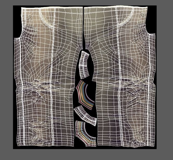 Cartoon High Poly Subdivision Avatar 019 3D Model Low-poly 3D model_11