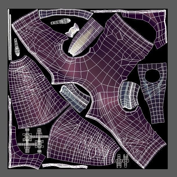 Cartoon High Poly Subdivision Avatar 019 3D Model Low-poly 3D model_8