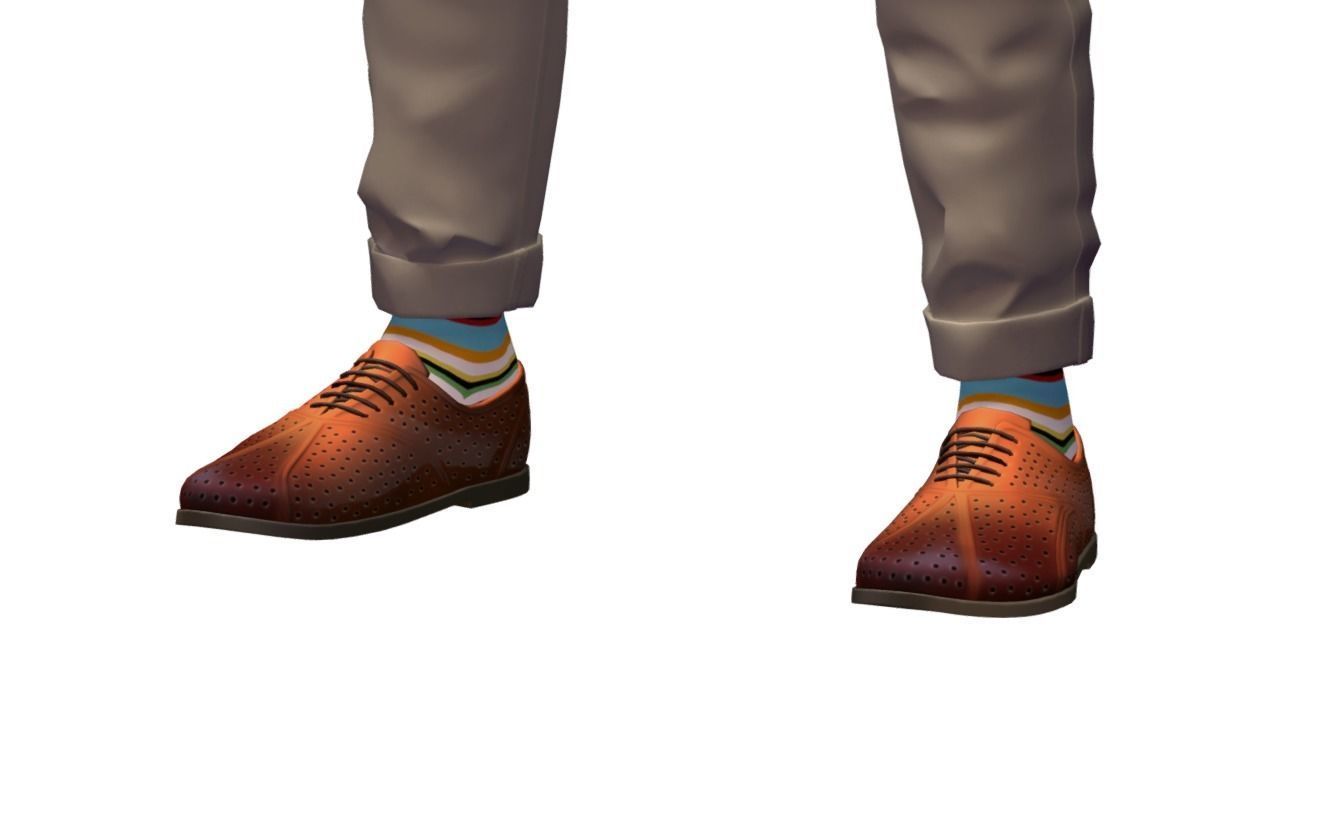 Cartoon High Poly Subdivision Avatar 019 3D Model Low-poly 3D model_6