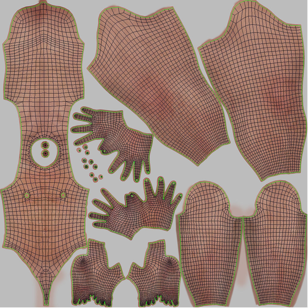 Male reproductive and urinary system Low-poly 3D model_20