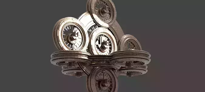 Ancient Alien Star Ring 10  3D model