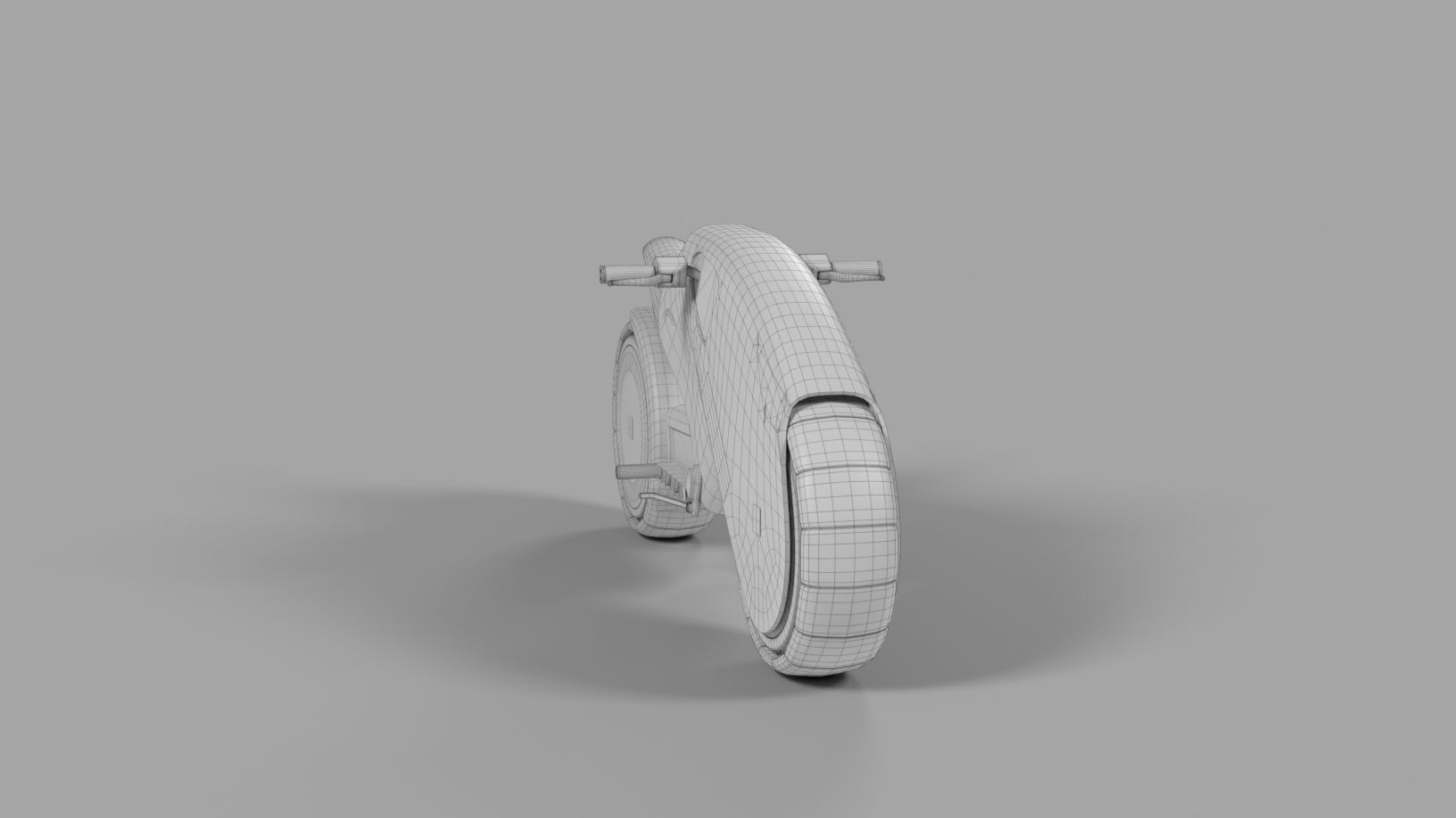 Electric Bike  Low-poly 3D model_6